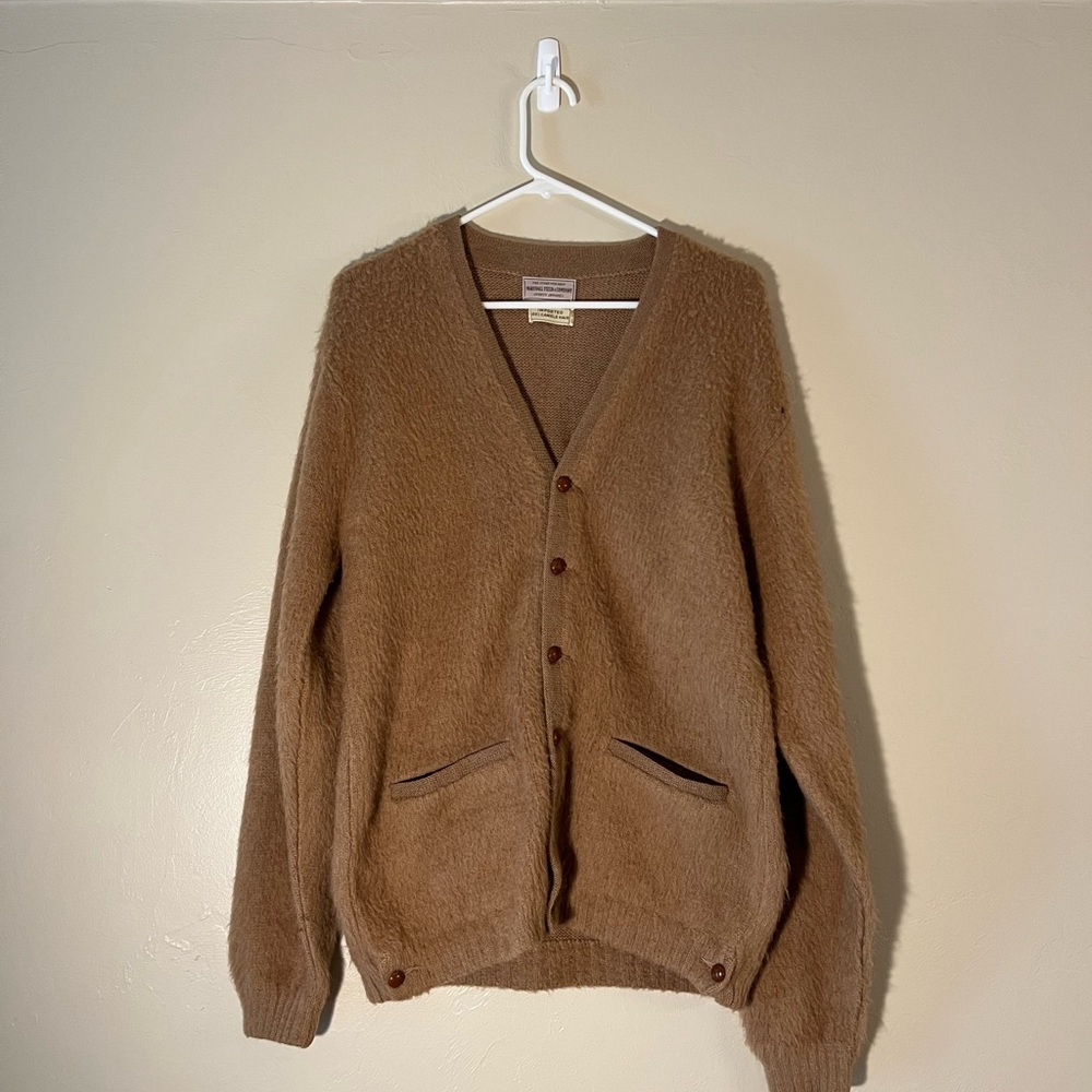Vintage Camel Hair Cardigan